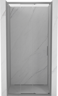 Mexen Exo-3S drzwi prysznicowe rozsuwane 100 cm, transparent, gun metal - 8153-100-000-95-00