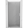 Mexen Exo-BR drzwi prysznicowe uchylne 80 cm, transparent, białe - 8181-080-000-20-00