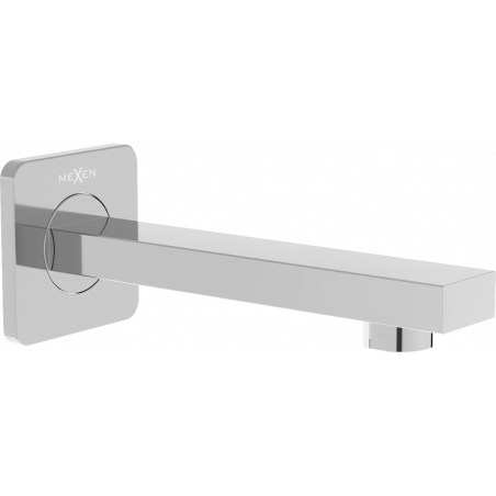Mexen Cube vannas izteka sienas, hroms - 79370-00