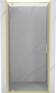 Mexen Exo-BR drzwi prysznicowe uchylne 65 cm, transparent, złote szczotkowane - 8181-065-000-55-00