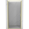 Mexen Exo-BR drzwi prysznicowe uchylne 80 cm, transparent, złote szczotkowane - 8181-080-000-55-00