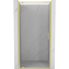 Mexen Exo-BR drzwi prysznicowe uchylne 85 cm, transparent, złote szczotkowane - 8181-085-000-55-00