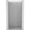 Mexen Exo-BR drzwi prysznicowe uchylne 90 cm, transparent, nikiel szczotkowany - 8181-090-000-97-00