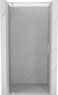 Mexen Exo-BR drzwi prysznicowe uchylne 90 cm, transparent, nikiel szczotkowany - 8181-090-000-97-00