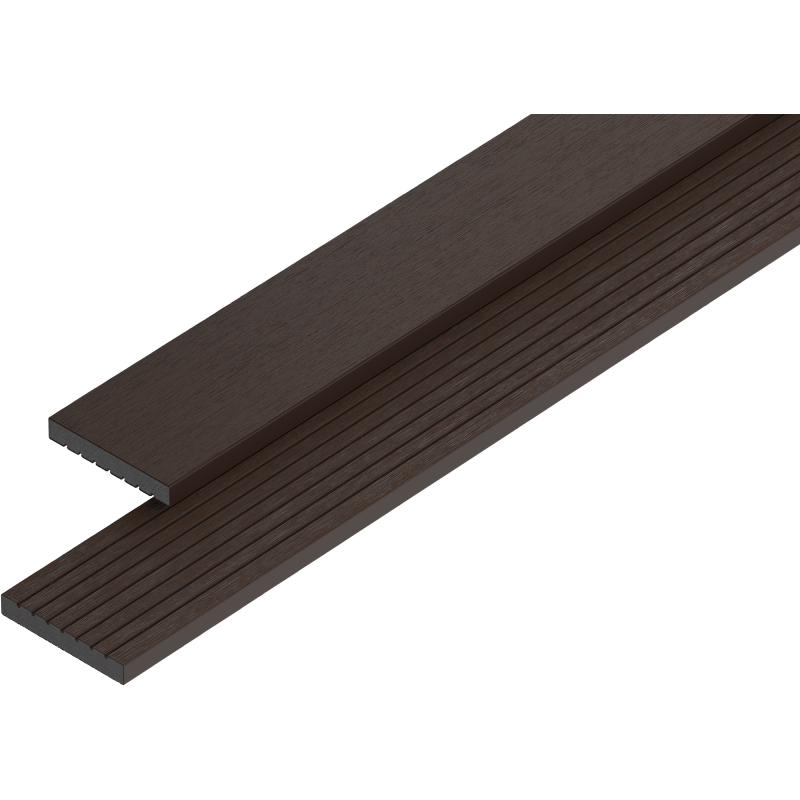 Mexen Uni Premium listwa maskująca dekoracyjna kompozytowa 300 x 7 x 1 cm, walnut - C9222-300-17