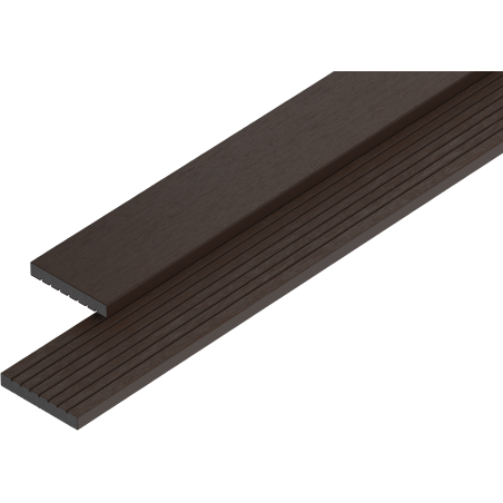 Mexen Uni Premium listwa maskująca dekoracyjna kompozytowa 300 x 7 x 1 cm, walnut - C9222-300-17
