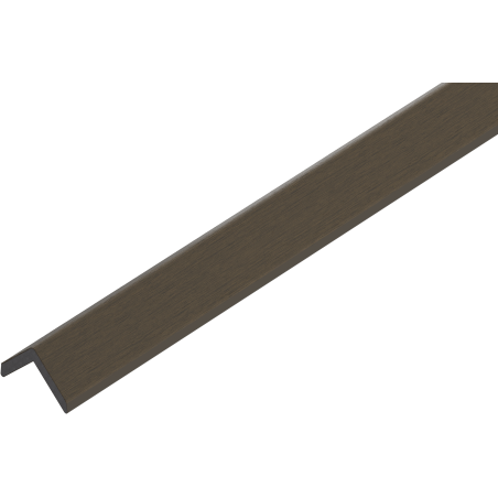 Mexen Uni Premium listwa wykończeniowa kątowa kompozytowa 300 x 5 x 5 cm, dark brown - C9223-300-06