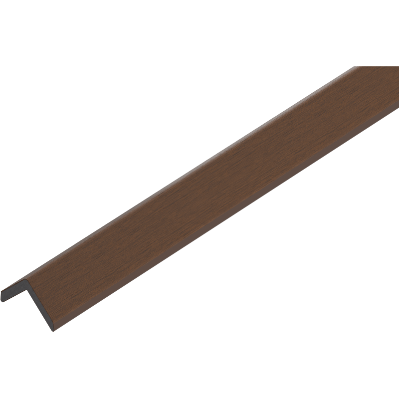 Mexen Uni Premium listwa wykończeniowa kątowa kompozytowa 300 x 5 x 5 cm, ipe - C9223-300-07