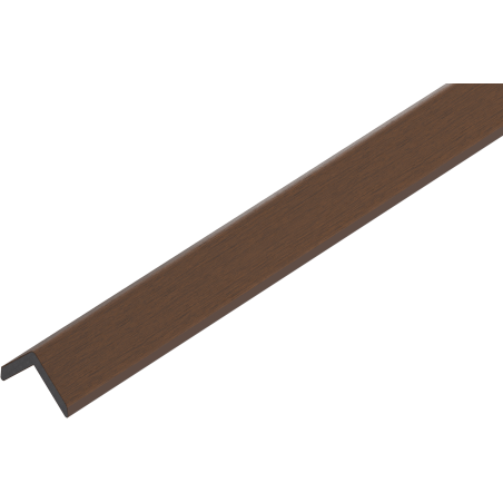 Mexen Uni Premium listwa wykończeniowa kątowa kompozytowa 300 x 5 x 5 cm, ipe - C9223-300-07