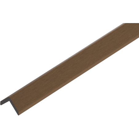 Mexen Uni Premium listwa wykończeniowa kątowa kompozytowa 300 x 5 x 5 cm, teak - C9223-300-16