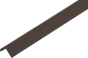 Mexen Uni Premium listwa wykończeniowa kątowa kompozytowa 300 x 5 x 5 cm, light walnut - C9223-300-09
