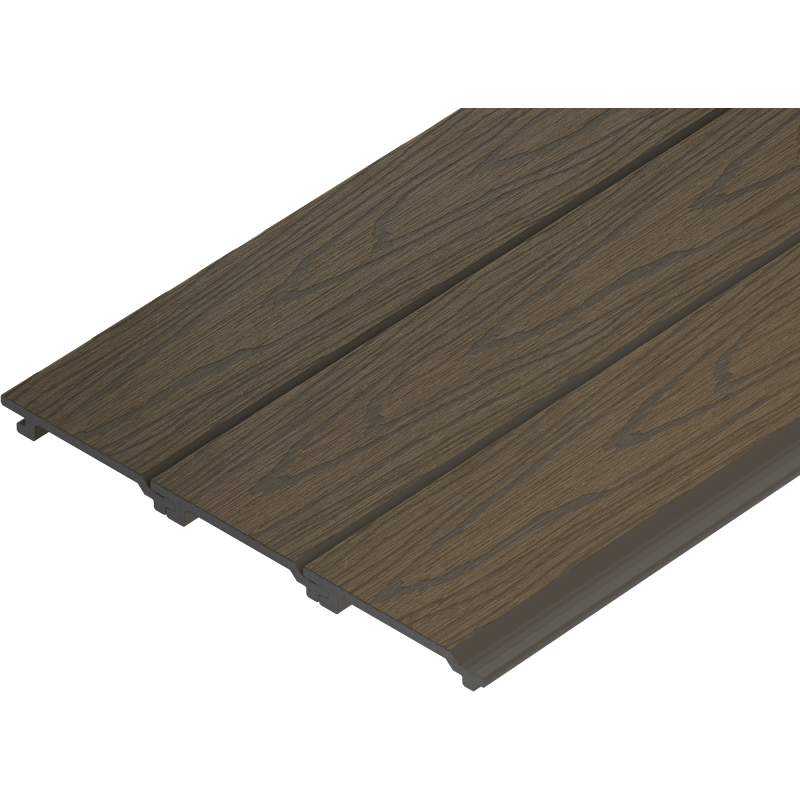 Mexen Cladio Premium 3D próbka deski elewacyjnej kompozytowej, dark brown - C2051-06-S
