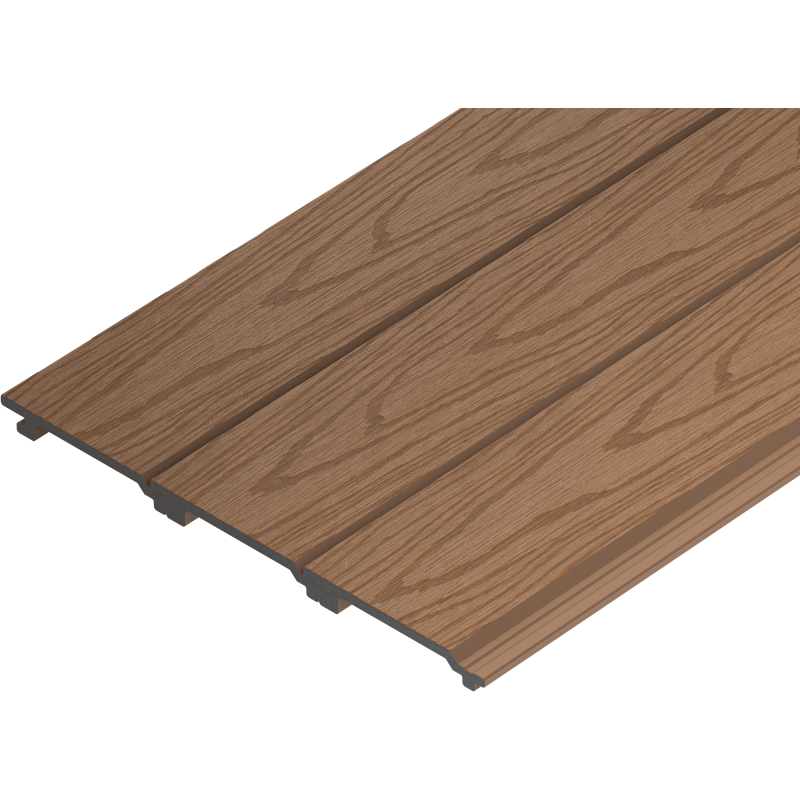 Mexen Cladio Premium 3D próbka deski elewacyjnej kompozytowej, teak ht - C2051-11-S