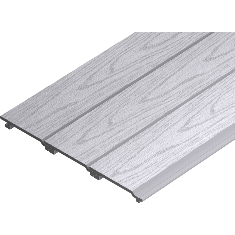 Mexen Cladio Premium 3D próbka deski elewacyjnej kompozytowej, smoke white - C2051-14-S