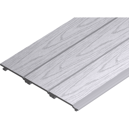 Mexen Cladio Premium 3D próbka deski elewacyjnej kompozytowej, smoke white - C2051-14-S