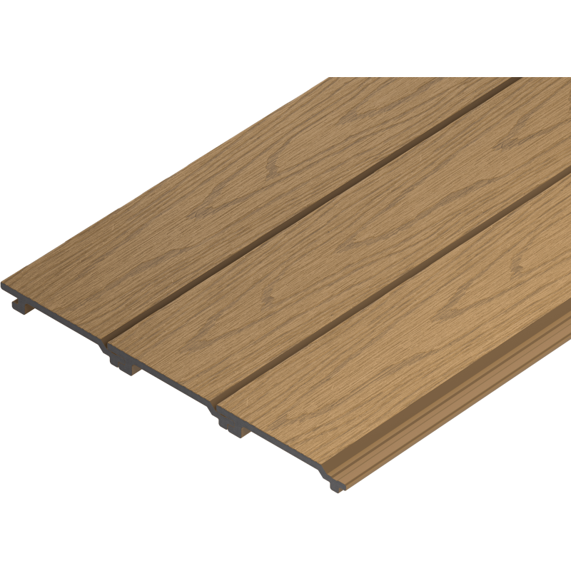 Mexen Cladio Premium 3D próbka deski elewacyjnej kompozytowej, teak-3 - C2051-20-S