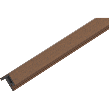 Mexen Lamero Premium listwa elewacyjna typ F kompozytowa lamelowa 300 x 3,6 x 4,9 cm, coffee - C9261-300-04