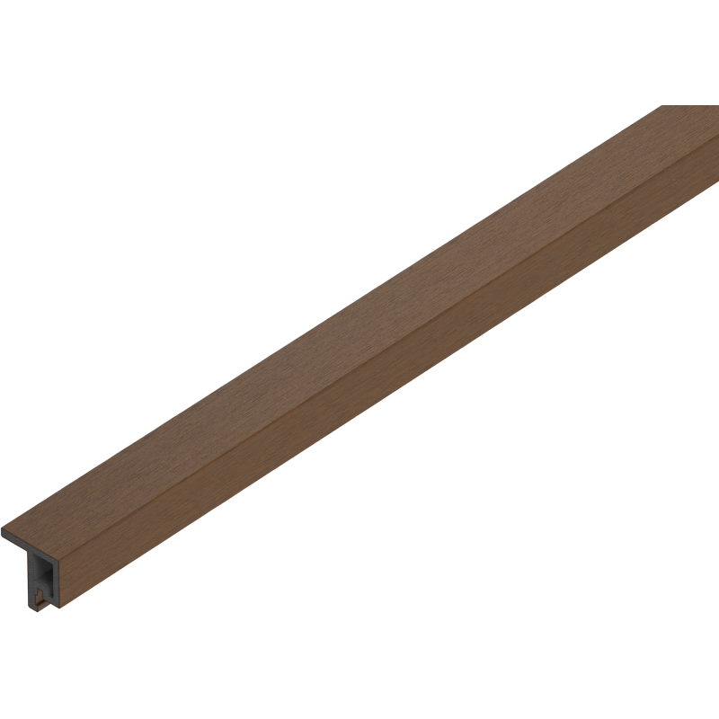 Mexen Lamero Premium listwa elewacyjna typ F kompozytowa lamelowa 300 x 3,6 x 4,9 cm, copper brown - C9261-300-05