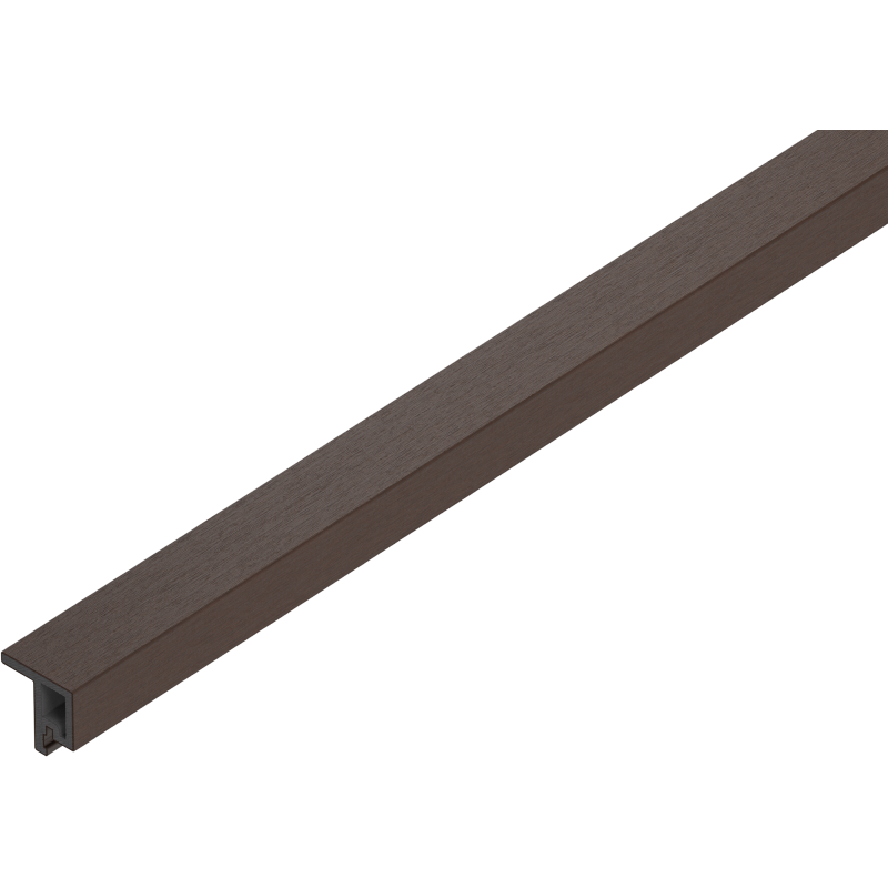 Mexen Lamero Premium listwa elewacyjna typ F kompozytowa lamelowa 300 x 3,6 x 4,9 cm, light walnut - C9261-300-09