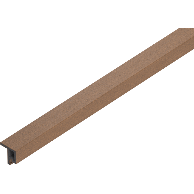 Mexen Lamero Premium listwa elewacyjna typ F kompozytowa lamelowa 300 x 3,6 x 4,9 cm, teak ht - C9261-300-11