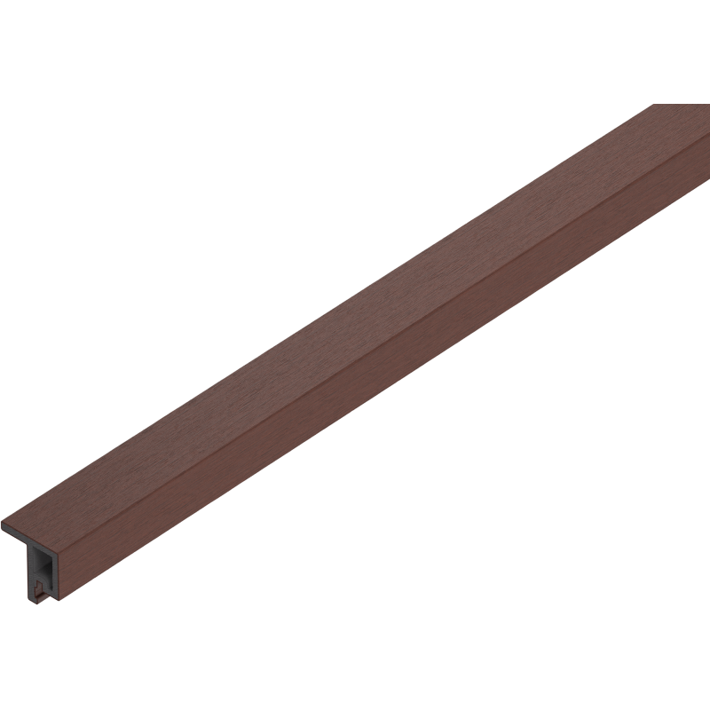 Mexen Lamero Premium listwa elewacyjna typ F kompozytowa lamelowa 300 x 3,6 x 4,9 cm, red - C9261-300-12