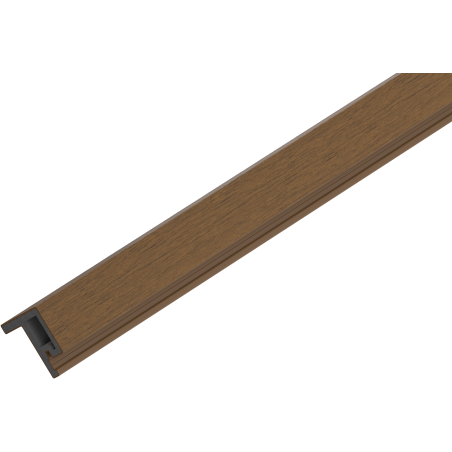 Mexen Lamero Premium listwa elewacyjna typ F kompozytowa lamelowa 300 x 3,6 x 4,9 cm, teak - C9261-300-16
