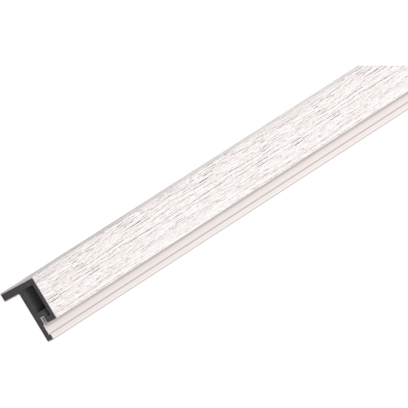 Mexen Lamero Premium listwa elewacyjna typ F kompozytowa lamelowa 300 x 3,6 x 4,9 cm, white - C9261-300-18