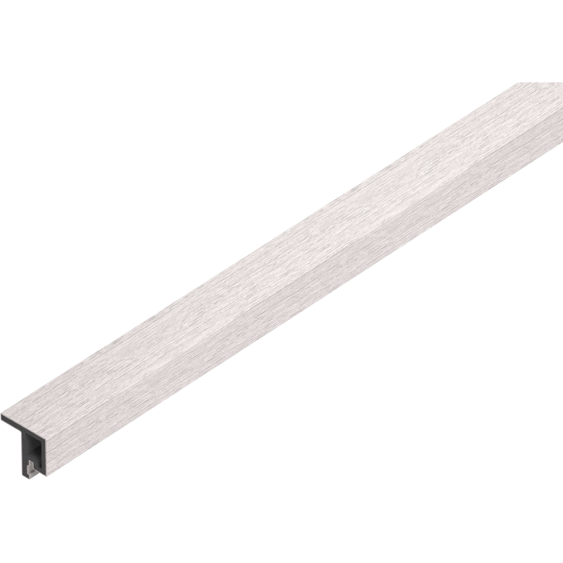 Mexen Lamero Premium listwa elewacyjna typ F kompozytowa lamelowa 300 x 3,6 x 4,9 cm, white - C9261-300-18
