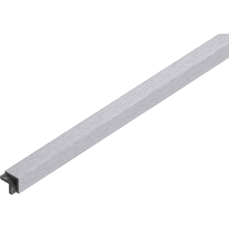 Mexen Lamero Premium listwa elewacyjna narożna kompozytowa lamelowa 300 x 3,6 x 3,6 cm, smoke white - C9260-300-14