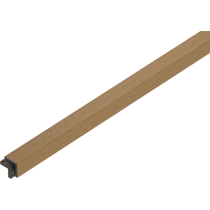 Mexen Lamero Premium listwa elewacyjna narożna kompozytowa lamelowa 300 x 3,6 x 3,6 cm, oak - C9260-300-21
