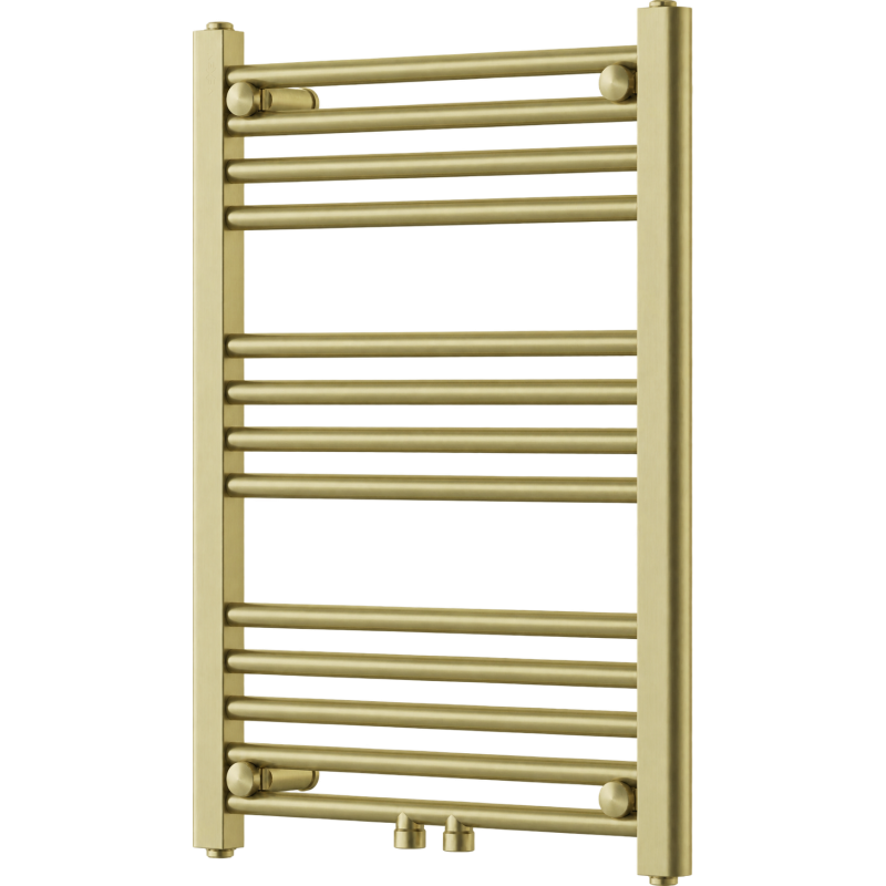 Mexen Mars grzejnik łazienkowy 700 x 500 mm, 224 W, złoty szczotkowany - W110-0700-500-00-55