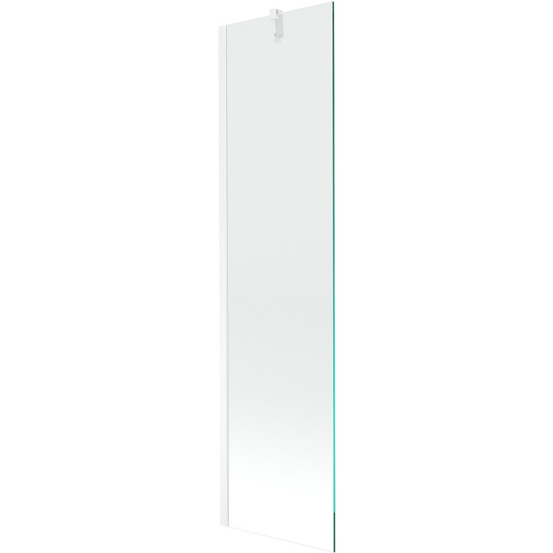 Mexen Next badwand scherm 1-vleugelig 50 x 150 cm, transparant, wit - 895-050-000-00-00-20
