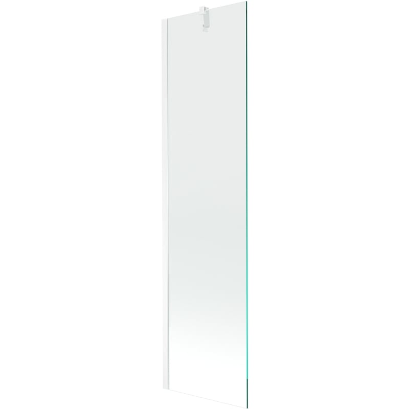 Mexen Next ühetiivaline vannituule eesriie 50 x 150 cm, läbipaistev, valge - 895-050-000-00-00-20
