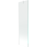 Mexen Next paratia per vasca da bagno 1-anta 50 x 150 cm, trasparente, bianco - 895-050-000-00-00-20
