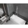Mexen Next paratia per vasca da bagno 1-anta 50 x 150 cm, trasparente, bianco - 895-050-000-00-00-20