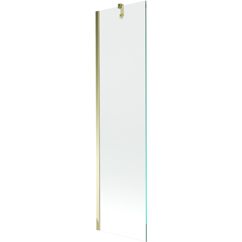 Mexen Next paravent de baignoire à 1 vantail 50 x 150 cm, transparent, doré - 895-050-000-00-00-50