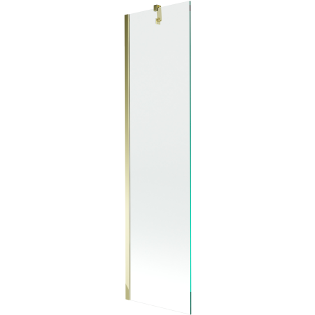 Mexen Next badwand scherm 1-vleugelig 50 x 150 cm, transparant, goud - 895-050-000-00-00-50
