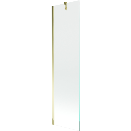 Mexen Next paravent de baignoire à 1 vantail 50 x 150 cm, transparent, doré - 895-050-000-00-00-50