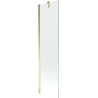 Mexen Next 1-flügelige Badewannenabtrennung 50 x 150 cm, transparent, gold - 895-050-000-00-00-50