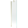Mexen Next paravent de baignoire à 1 vantail 50 x 150 cm, transparent, doré - 895-050-000-00-00-50