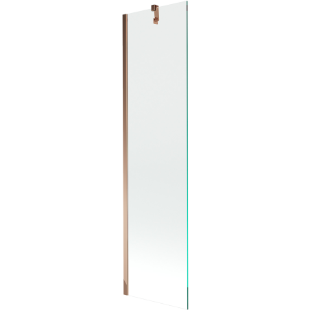 Mexen Next badwand scherm 1-vleugelig 50 x 150 cm, transparant, roze goud - 895-050-000-00-00-60