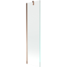 Mexen Next paroi de baignoire 1 volets 50 x 150 cm, transparent, or rose - 895-050-000-00-00-60