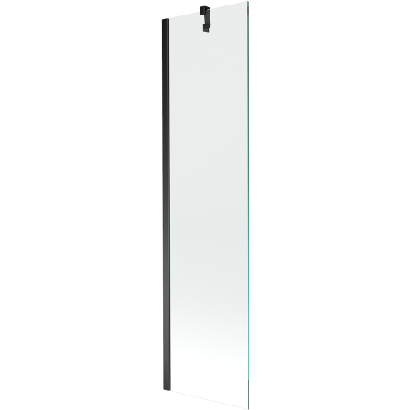 Mexen Next Wannenspritzschutz 1-flügelig 50 x 150 cm, transparent, schwarz - 895-050-000-00-00-70