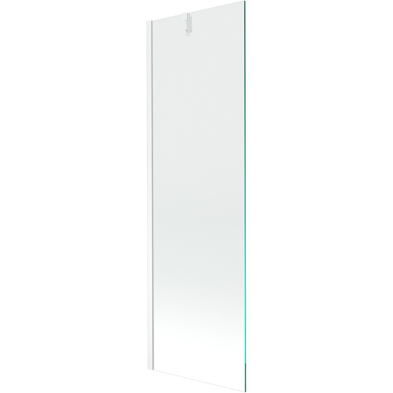 Mexen Next badwand scherm 1-vleugelig 60 x 150 cm, transparant, wit - 895-060-000-00-00-20