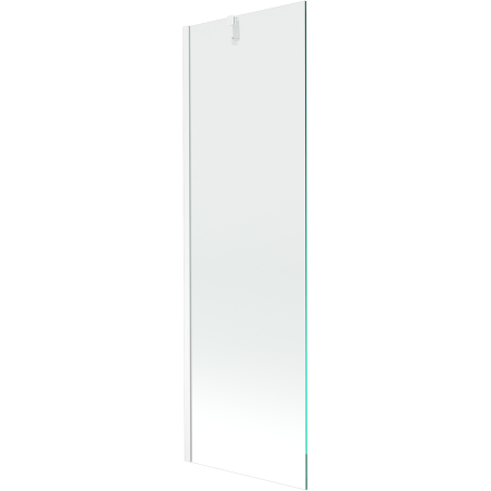 Mexen Next paroi de baignoire à 1 volet 60 x 150 cm, transparent, blanc - 895-060-000-00-00-20