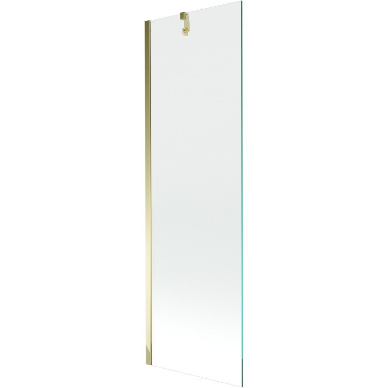 Mexen Next 1-panel bathtub screen 60 x 150 cm, transparent, gold - 895-060-000-00-00-50