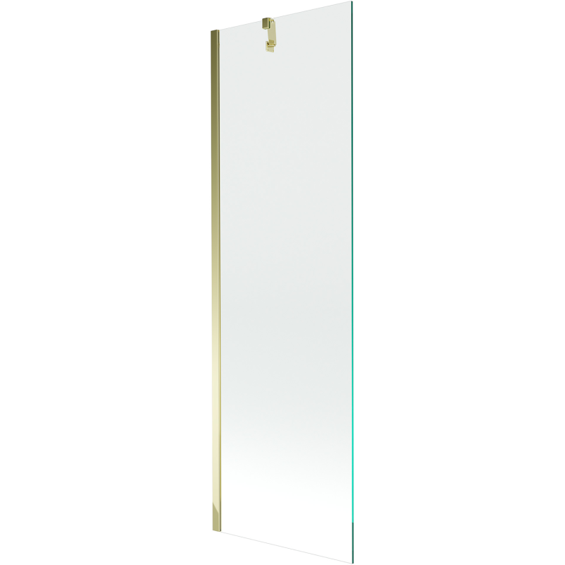 Mexen Next badwandparaván 1-deurs 60 x 150 cm, transparant, goud - 895-060-000-00-00-50