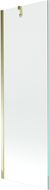 Mexen Next paratia da doccia ad 1 anta 60 x 150 cm, trasparente, dorato - 895-060-000-00-00-50