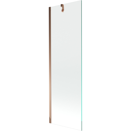 Mexen Next Badewannenwand 1-flügelig 60 x 150 cm, transparent, Roségold - 895-060-000-00-00-60