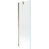 Mexen Next badscherm 1-delig 60 x 150 cm, transparant, roze goud - 895-060-000-00-00-60